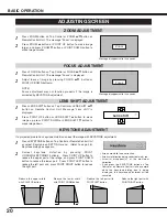 Preview for 20 page of Christie 38-VIV207-01 User Manual