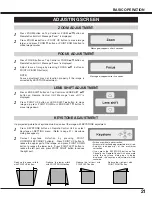 Preview for 21 page of Christie 38-VIV303-01 LX45 User Manual