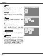 Preview for 40 page of Christie 38-VIV303-01 LX45 User Manual