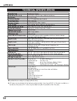 Preview for 52 page of Christie 38-VIV303-01 LX45 User Manual