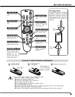 Предварительный просмотр 19 страницы Christie 38-VIV402-01 User Manual