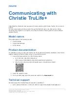 Preview for 6 page of Christie 4K35-RGB Technical Reference