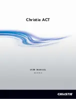 Christie ACT User Manual предпросмотр