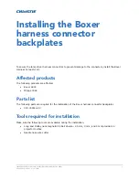 Preview for 1 page of Christie boxer 4K30 Manual