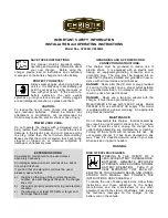 Christie C2536D Installation And Operating Instructions preview