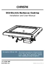 Preview for 1 page of Christie CC2 Installation And User Manual