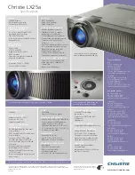 Preview for 2 page of Christie Christie LX25a Specifications