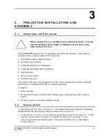 Preview for 15 page of Christie CineX35 DATZ Operating Instructions Manual