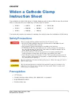 Preview for 1 page of Christie CP2000-H Instruction Sheet