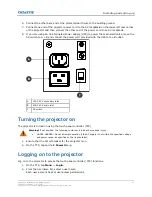 Preview for 19 page of Christie CP2208-LP Installation And Setup Manual