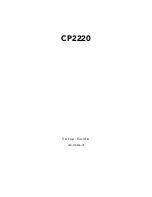 Preview for 3 page of Christie CP2220 Setup Manual