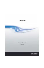 Christie CP2230 Service Manual preview