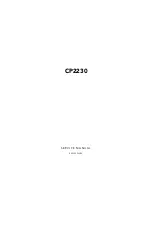 Preview for 3 page of Christie CP2230 Service Manual