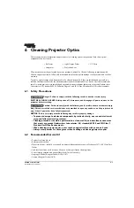 Preview for 109 page of Christie CP2230 Service Manual