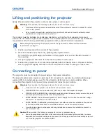 Preview for 17 page of Christie CP2315-RGB Installation And Setup Manual