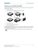 Preview for 25 page of Christie D16HD-HS
D20WU-HS Installation And Setup Manual