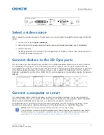 Preview for 25 page of Christie D4K2560 Setup Manual