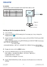 Preview for 12 page of Christie DHD1052 Quick Setup Manual