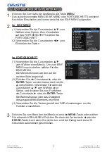 Preview for 32 page of Christie DHD1052 Quick Setup Manual