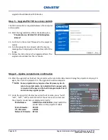 Preview for 4 page of Christie DHD550-G Upgrade Instructions