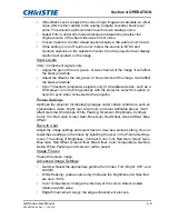 Preview for 41 page of Christie DHD555-GS User Manual