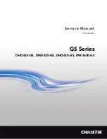 Preview for 1 page of Christie DHD630-GS Service Manual