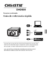 Предварительный просмотр 43 страницы Christie DHD800 Setup Manual