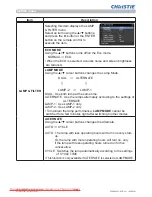 Preview for 78 page of Christie DHD951 User Manual