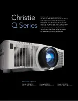 Предварительный просмотр 2 страницы Christie DWU951-Q Brochure & Specs