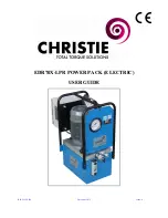 Christie EDR70X-LPR User Manual предпросмотр