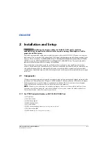 Предварительный просмотр 9 страницы Christie F100 Installation Manual