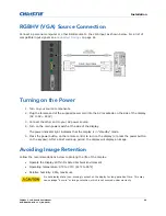 Preview for 23 page of Christie FHQ841-T User Manual