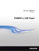 Christie FHQ981-L Service Manual предпросмотр