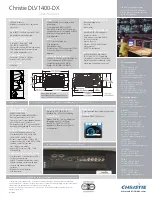 Preview for 2 page of Christie GraphXMASTER DLV1400-DX Specifications