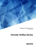 Christie Griffyn 4K50-RGB Installation And Setup Manual предпросмотр