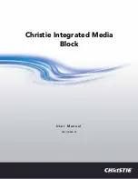 Christie IMB User Manual предпросмотр