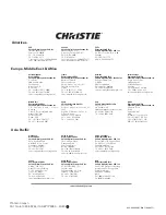 Preview for 126 page of Christie L2K1000 Setup Manual