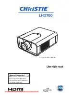 Preview for 3 page of Christie LHD700 User Manual