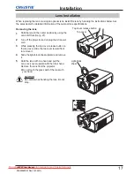 Preview for 19 page of Christie LHD700 User Manual