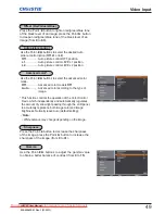 Preview for 51 page of Christie LHD700 User Manual