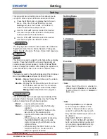 Preview for 55 page of Christie LHD700 User Manual