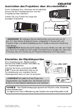 Предварительный просмотр 95 страницы Christie LHD720i Setup Manual