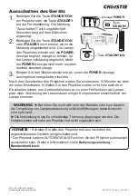 Предварительный просмотр 97 страницы Christie LHD720i Setup Manual