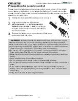 Preview for 6 page of Christie LW401 Setup Manual