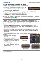 Preview for 21 page of Christie LW41 User Manual