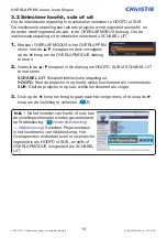 Preview for 260 page of Christie LW41 User Manual