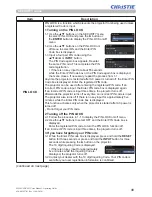 Preview for 100 page of Christie LW502 User Manual