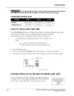 Предварительный просмотр 2 страницы Christie LW555 Lamp-Filter Replacement Instruction Sheet