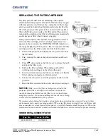 Предварительный просмотр 3 страницы Christie LW555 Lamp-Filter Replacement Instruction Sheet