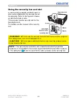 Preview for 27 page of Christie LW651i Operating Manual